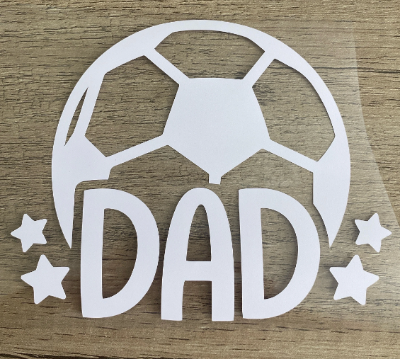 Soccer Dad, Vinyl Decal, Any Size & Color (Glitter Too)