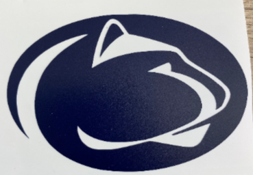 Penn State University, Nittany Lions, Matte Blue - Logo Decal